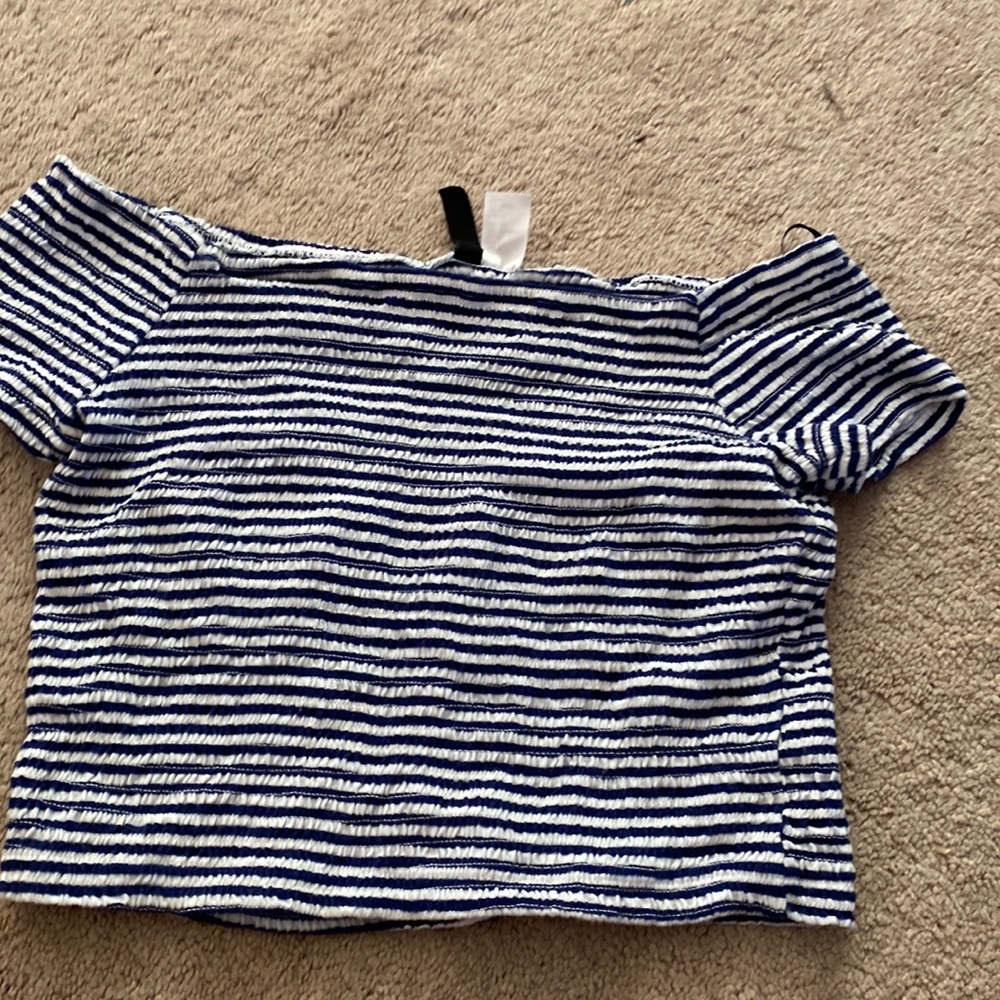 Off the shoulder crop top